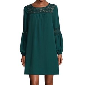 Embroidered lace dress